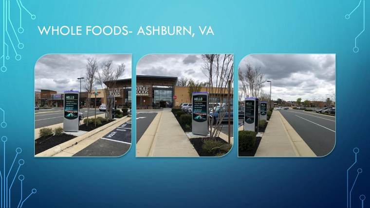 Whole Foods EV charging project in Ashburn, VA
